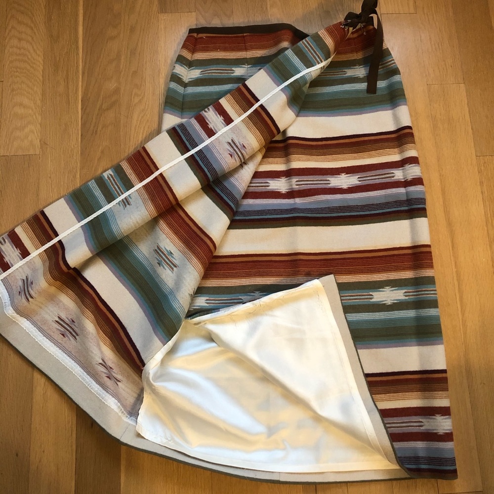 Pendleton Women's Long Wool Skirt Size 6 Lined New w/o Tags Western